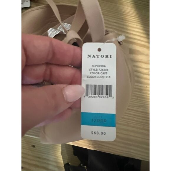 Natori NWT Euphoria Tagless Front-Close Bra Cafe 32DDD - Picture 4 of 4